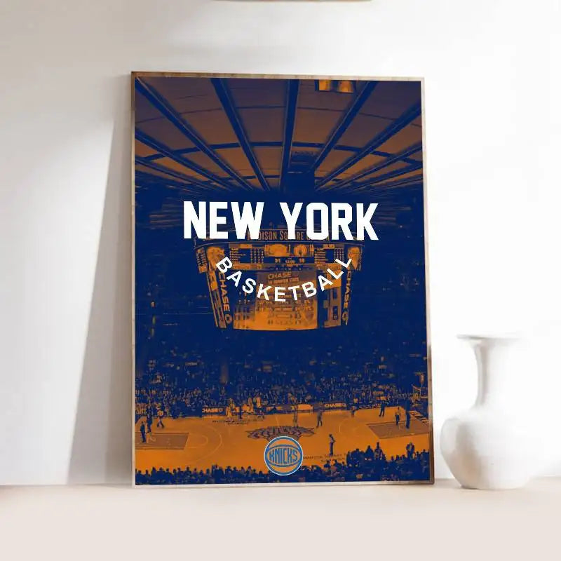 New York Knicks Wall Poster | Self-Adhesive Waterproof Art Print