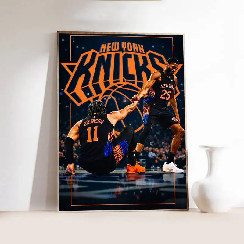 New York Knicks Wall Poster | Self-Adhesive Waterproof Art Print