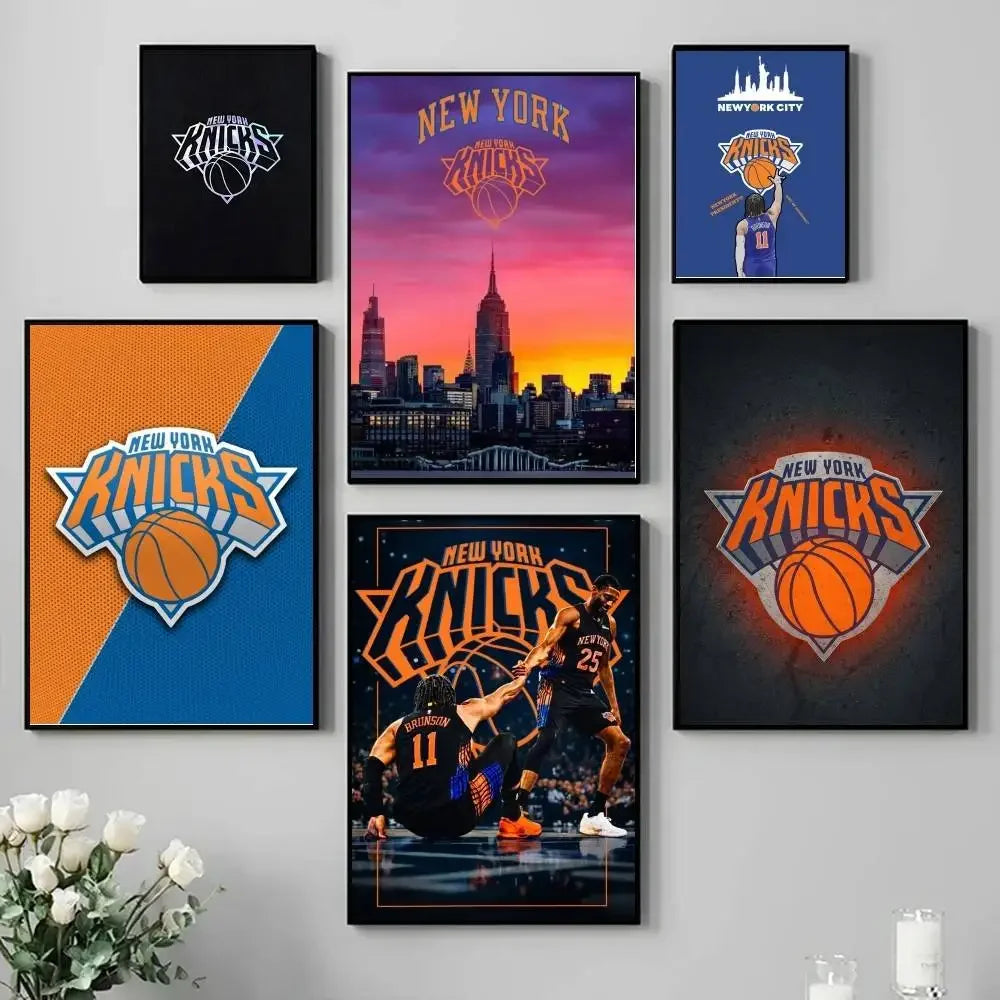 New York Knicks Wall Poster | Self-Adhesive Waterproof Art Print