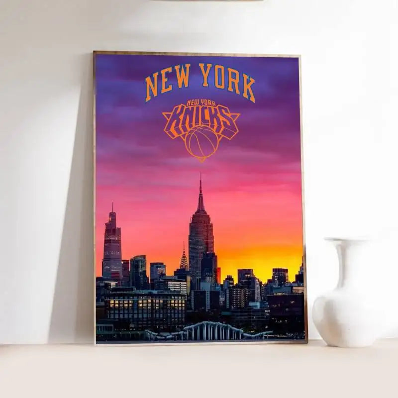 New York Knicks Wall Poster | Self-Adhesive Waterproof Art Print