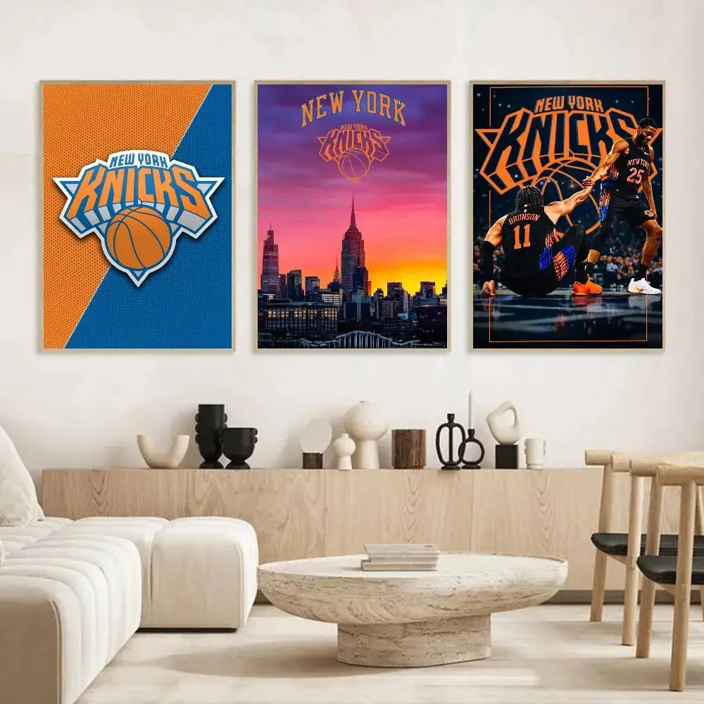 New York Knicks Wall Poster | Self-Adhesive Waterproof Art Print