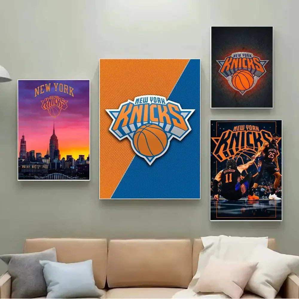 New York Knicks Wall Poster | Self-Adhesive Waterproof Art Print