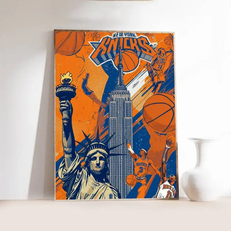 New York Knicks Wall Poster | Self-Adhesive Waterproof Art Print